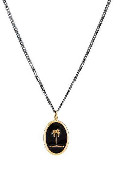 Palm Tree Pendant Necklace展示图