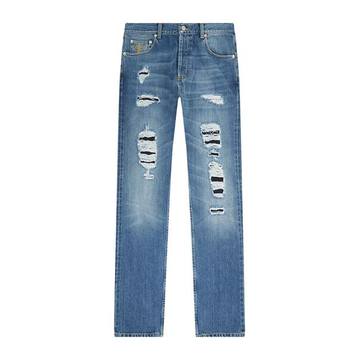 Distressed Slim Fit Jeans