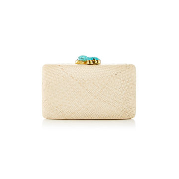 Jen Clutch with Turquoise Stone