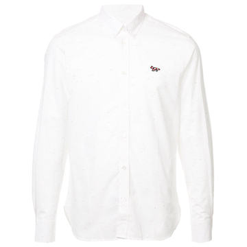 logo long-sleeve fitted shirt