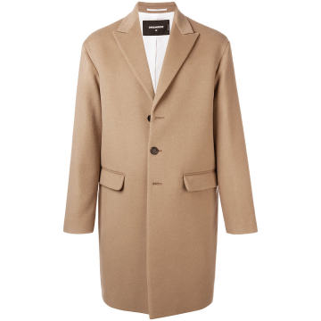 longsleeved buttoned up coat